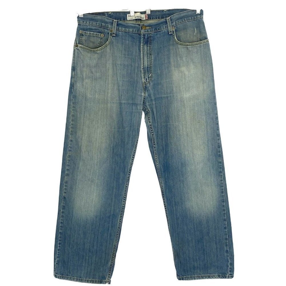Levi's Men's 569 size 38 x 32 Loose Fit Straight Leg Blue Denim Jeans